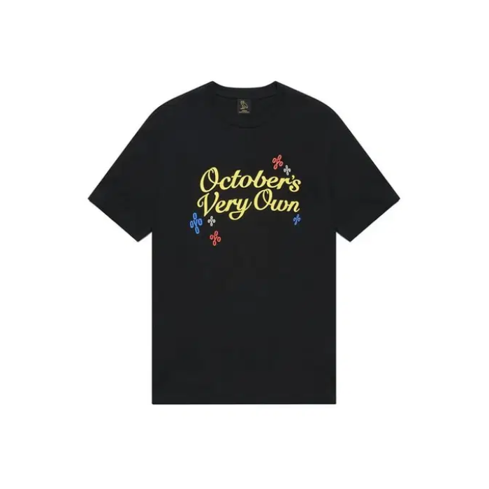 OVO Tee "Pompom Script Black"