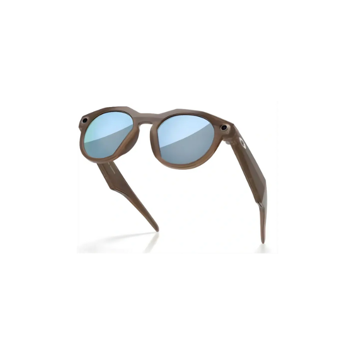 Meta x Oakley HSTN Glasses - Brown Smoke/Prizm Deep Water Polarised