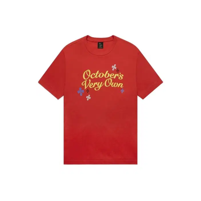 OVO Tee "Pompom Script Red"