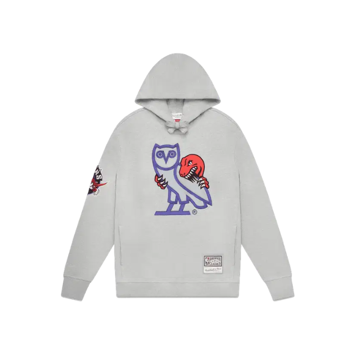 OVO X Raptors Hoodie "MN 1995 OG Owl Grey"