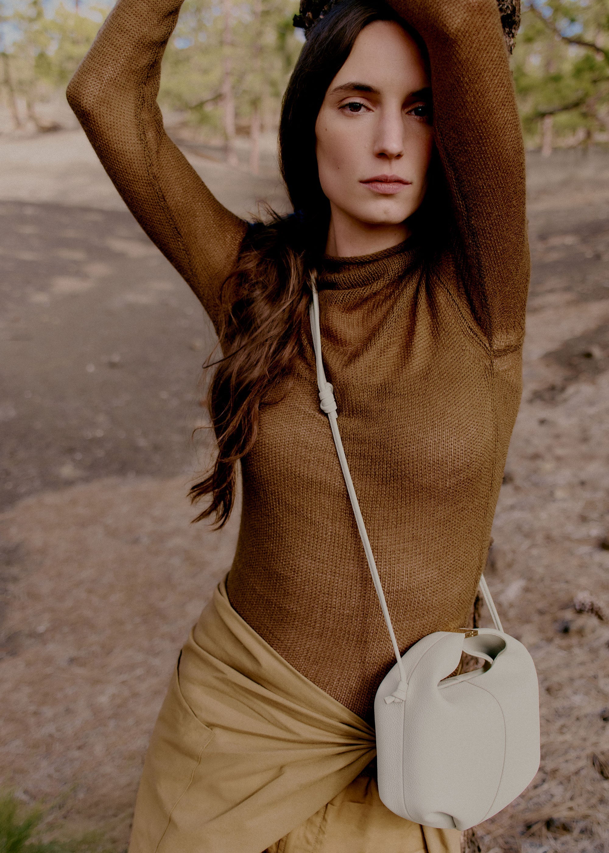 Polene Beri Textured Chalk