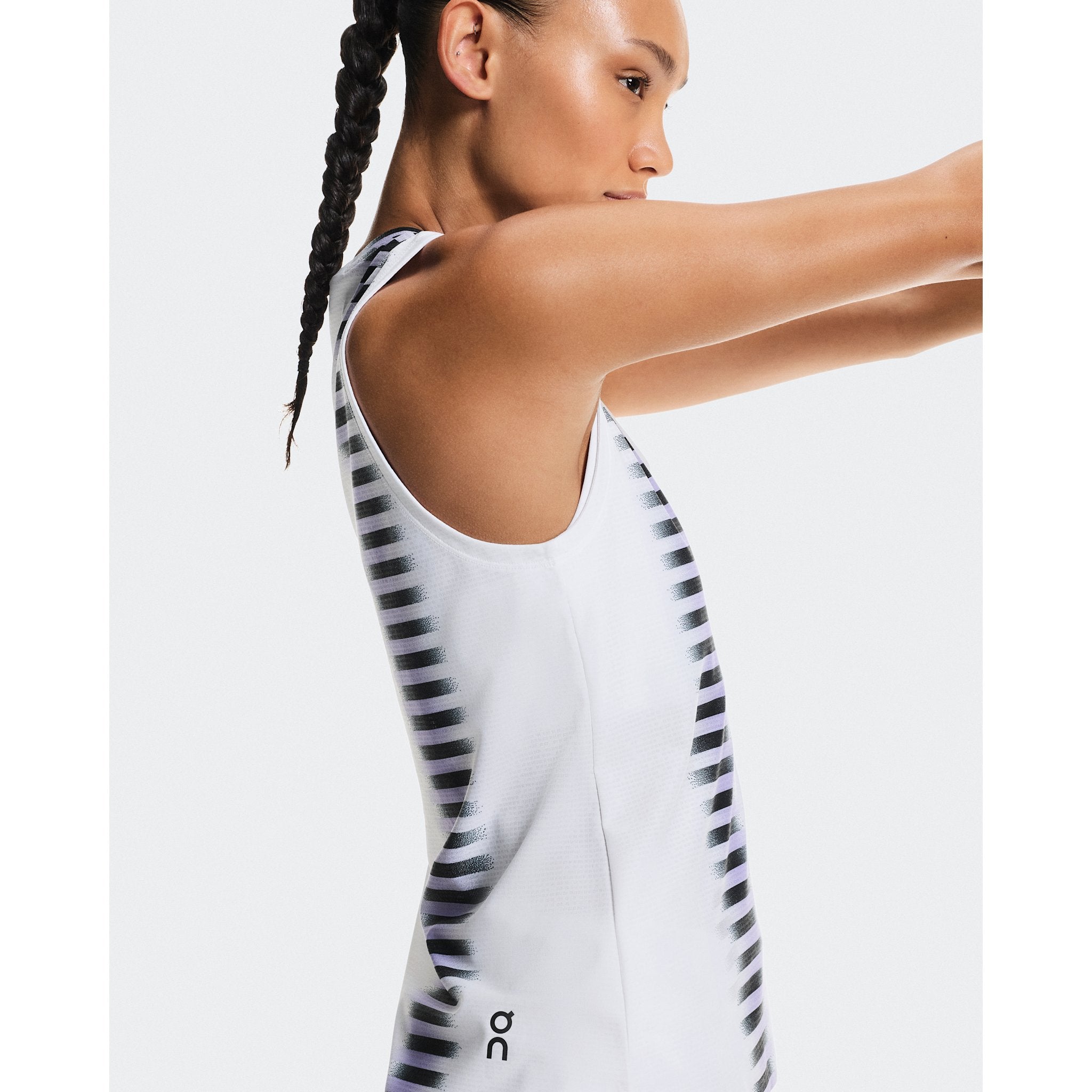 On Court Tank Edge White | Black