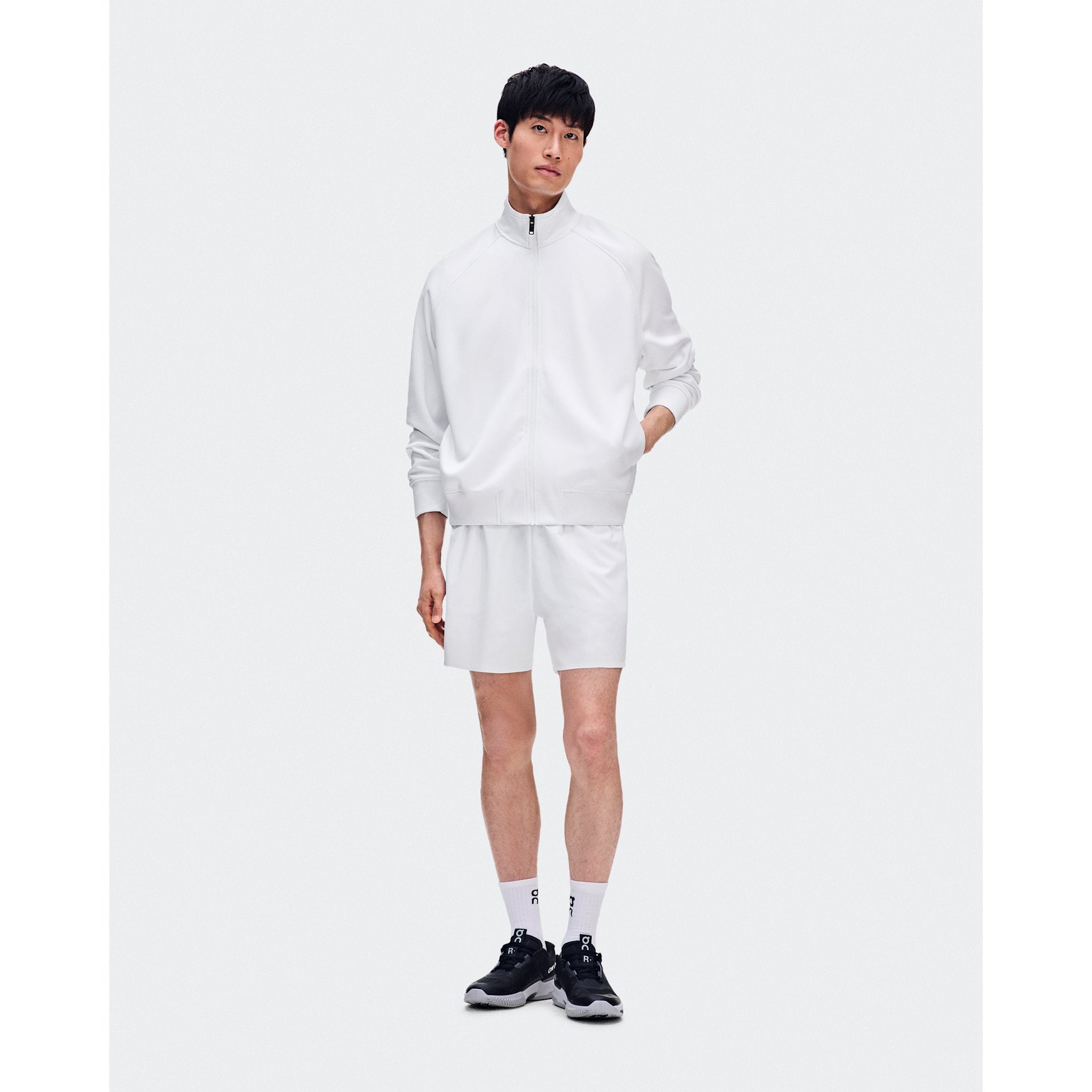 On Courtside Full Zip LDN White