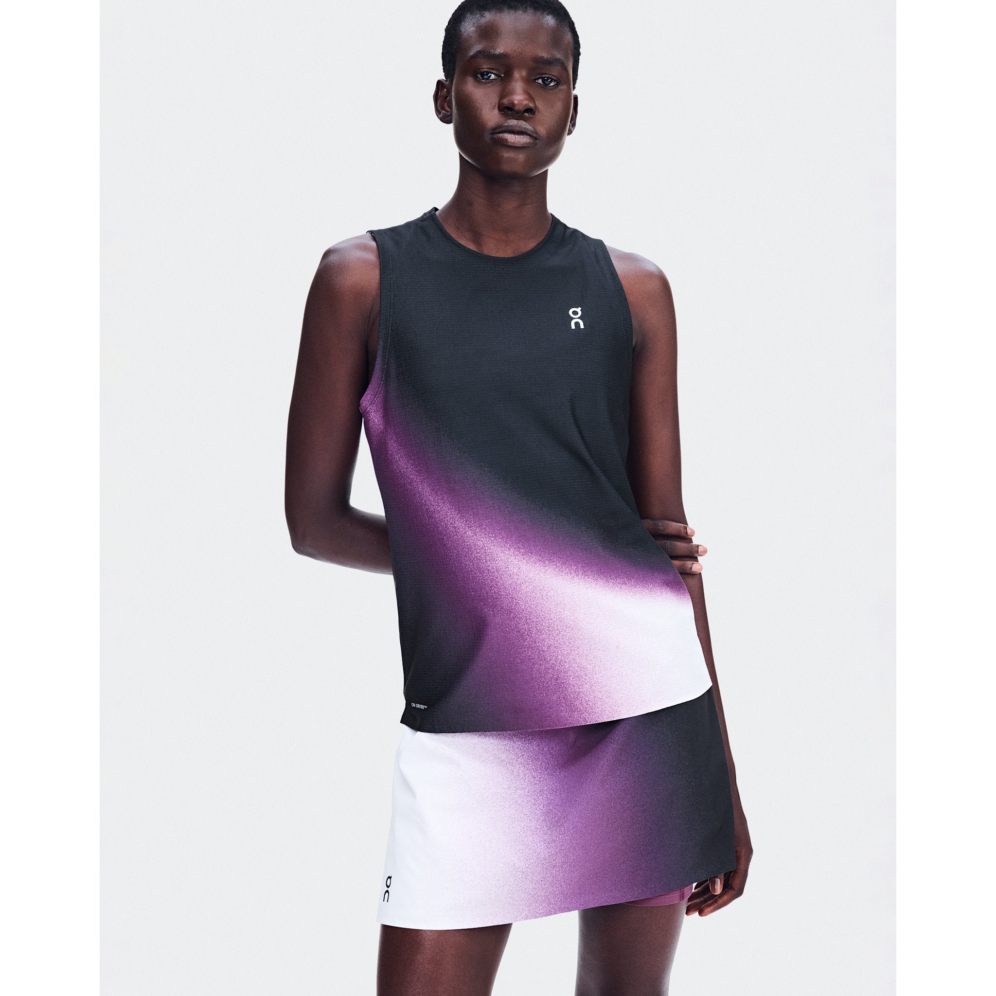 On Court Skirt Split Swing White | Cassis