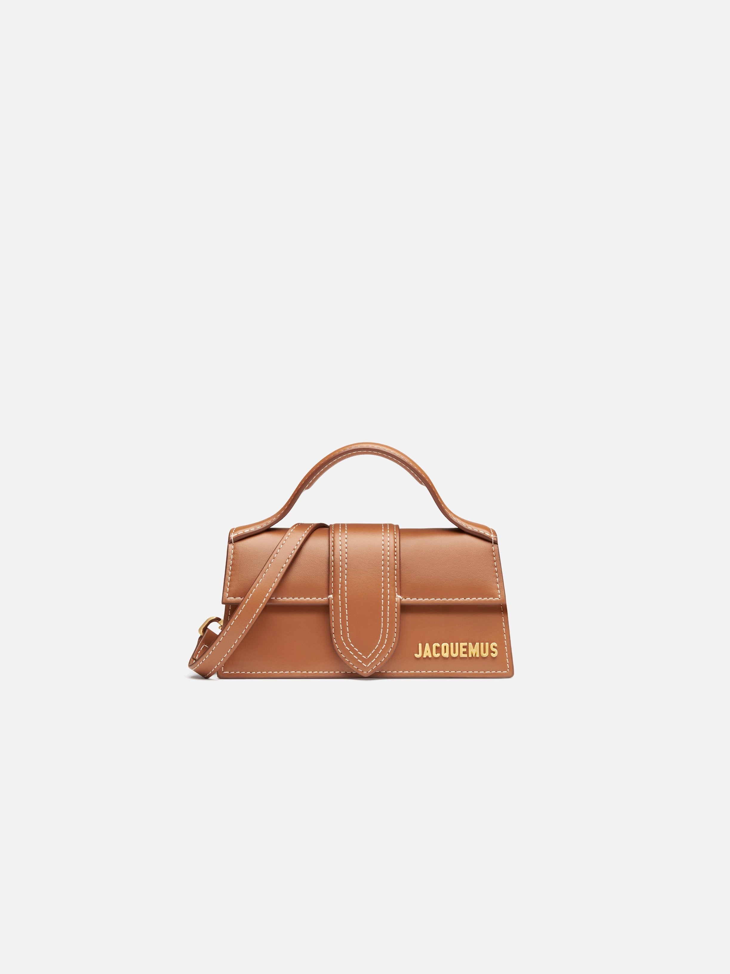 Jacquemus The Bambino Small Flap Bag Light Brown