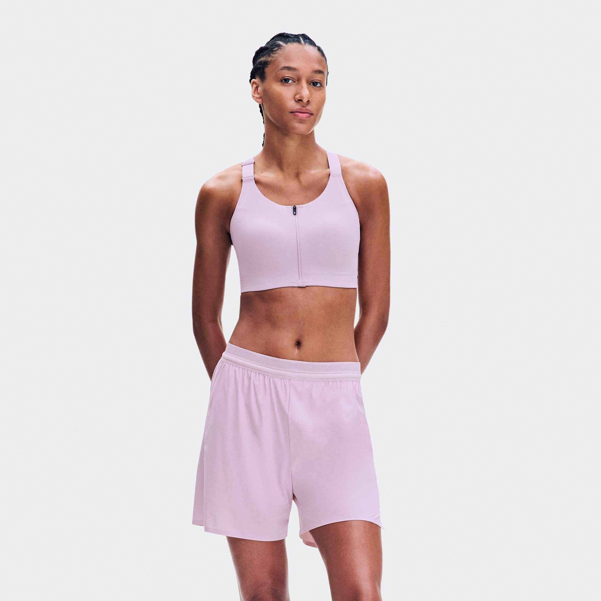 On Endurance Bra Zip Foxglove