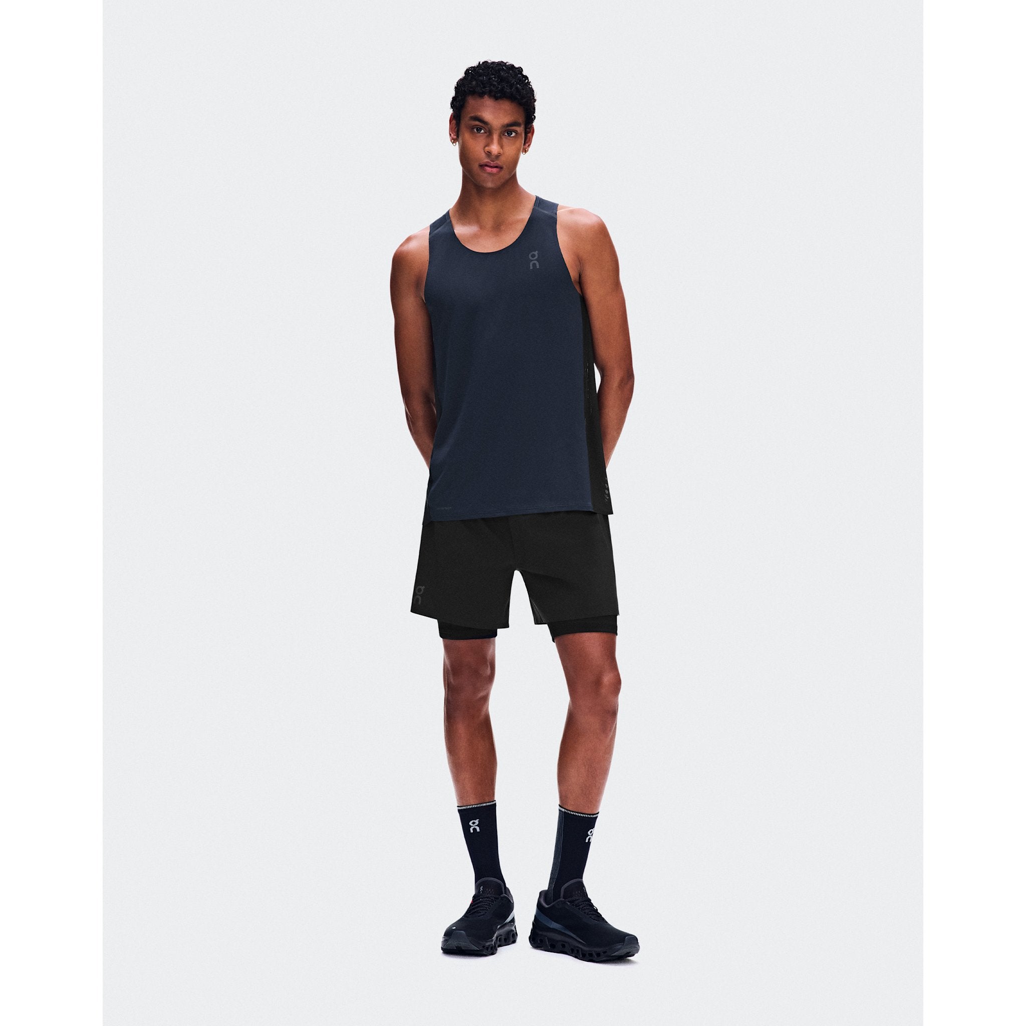 On Performance Tank Navy | Black
