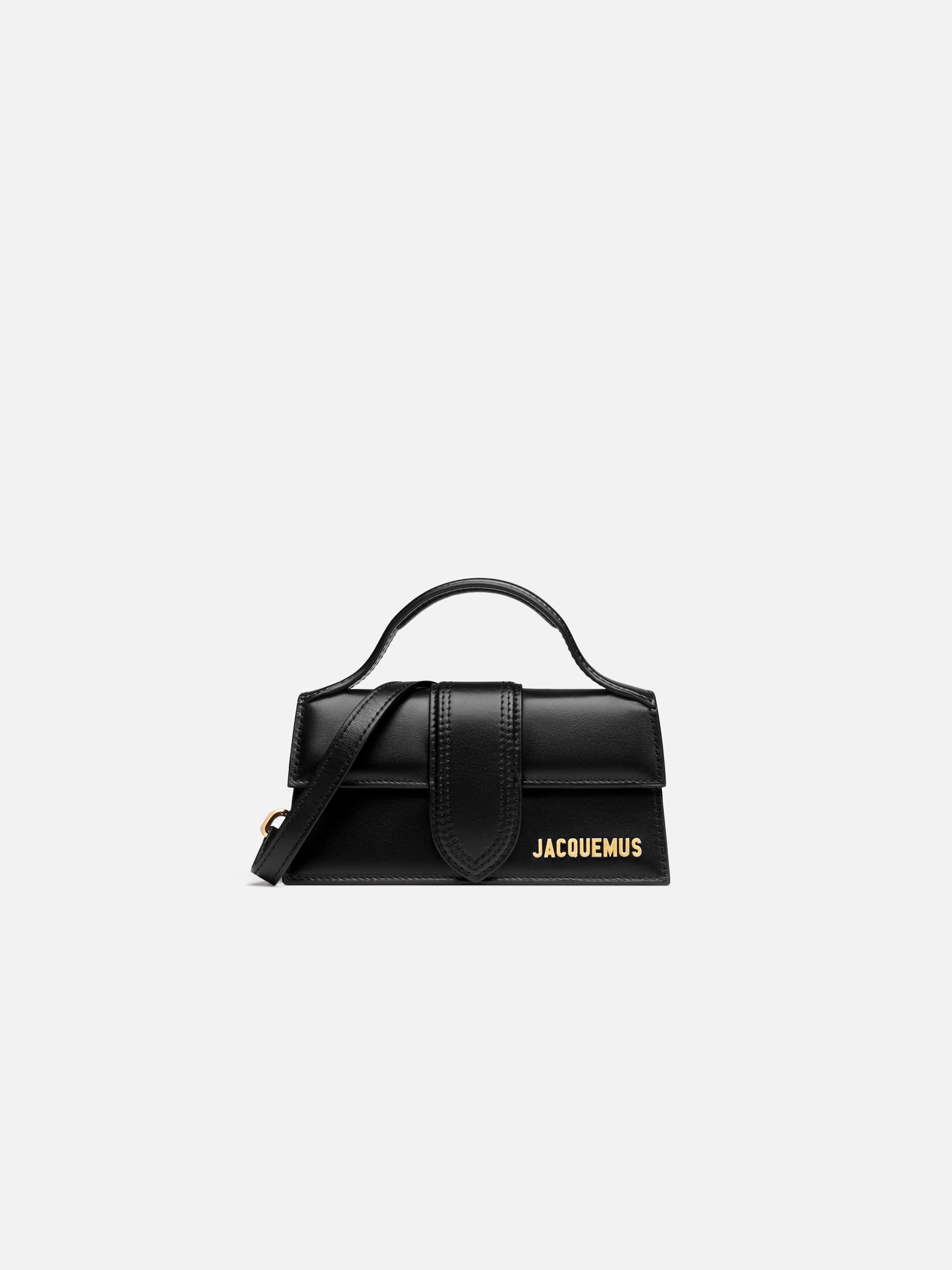 Jacquemus The Bambino Small Handbag With Adjustable Crossbody Strap Black