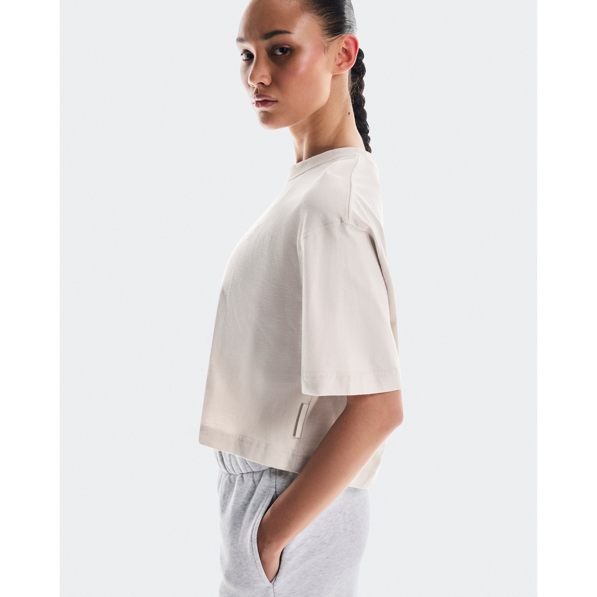 On Club Boxy-T Graphic Silver