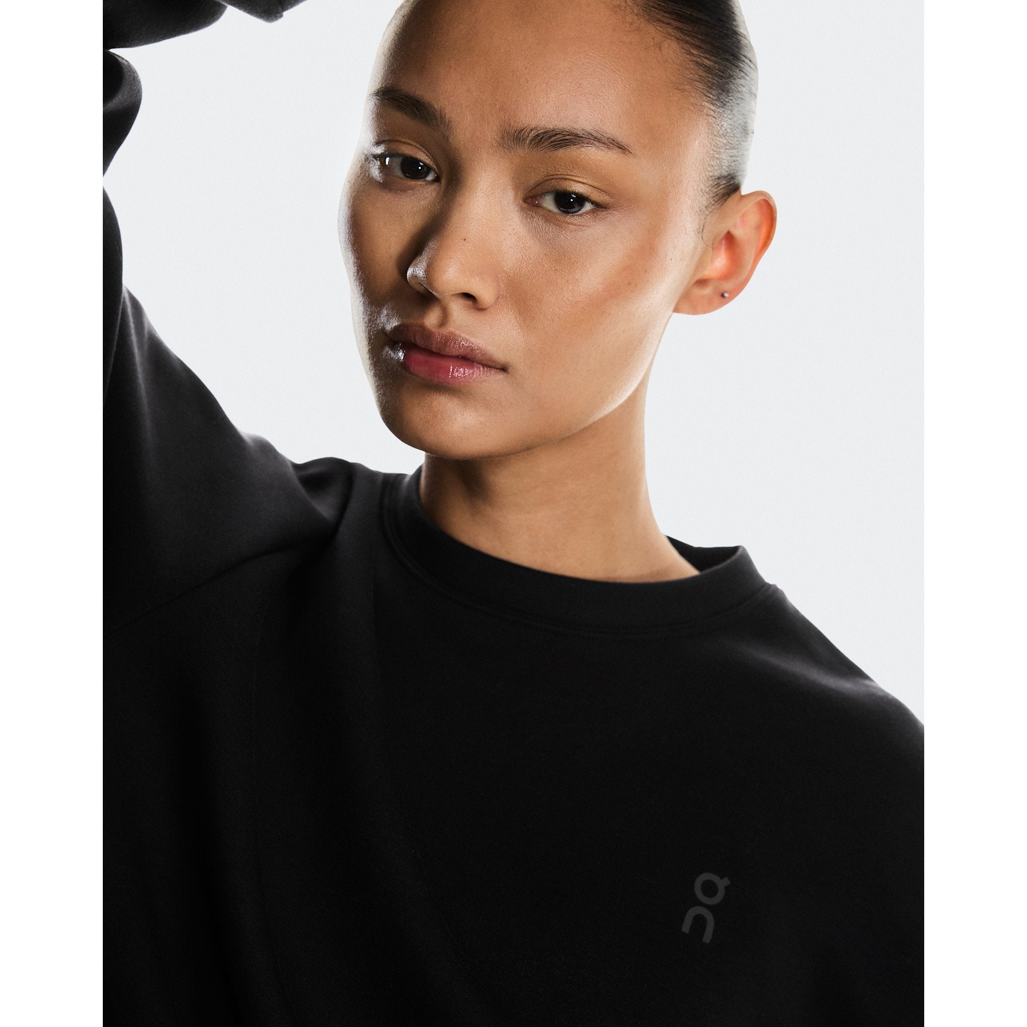 On Focus Tech Crew Black