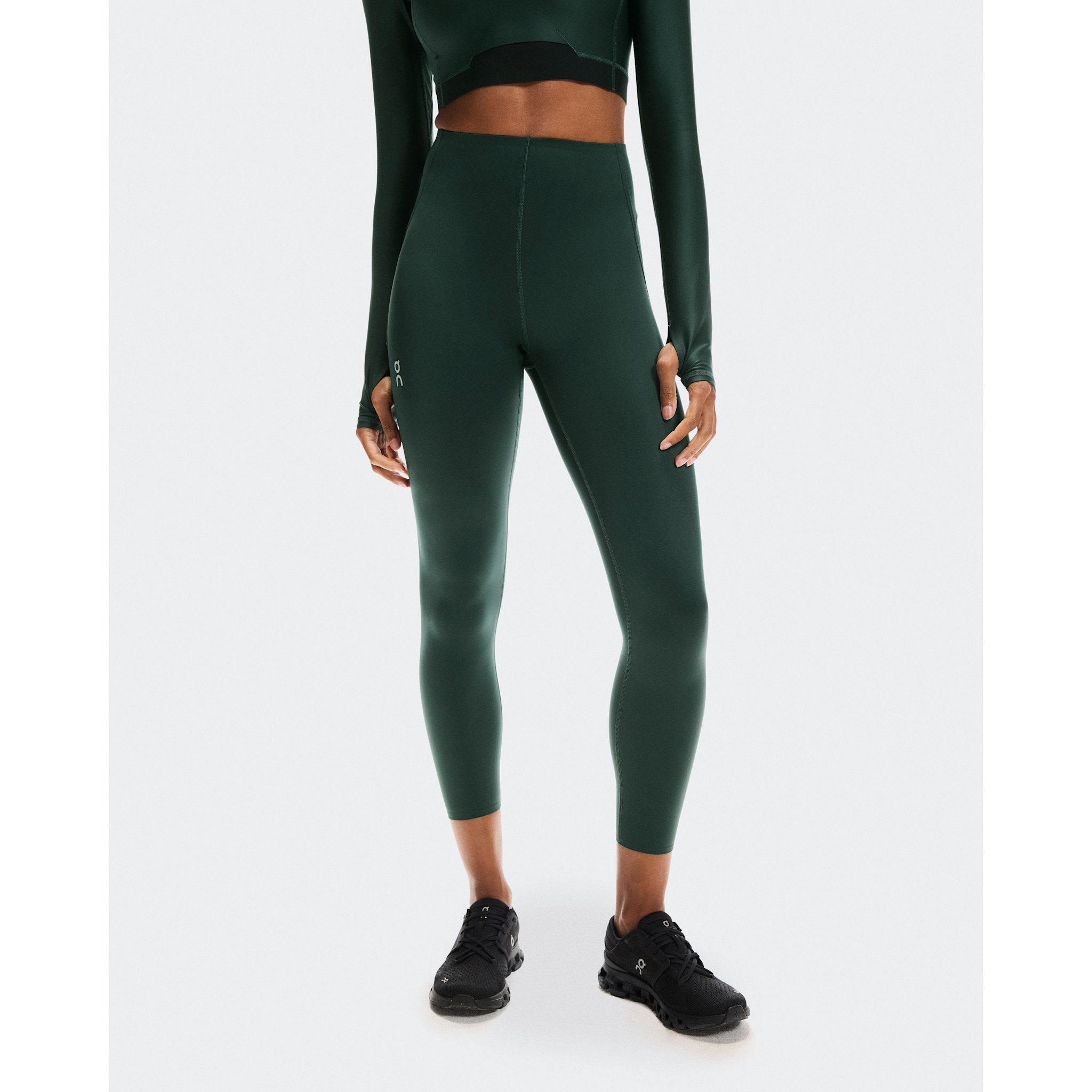 On Train Tights 7/8 Obsidian