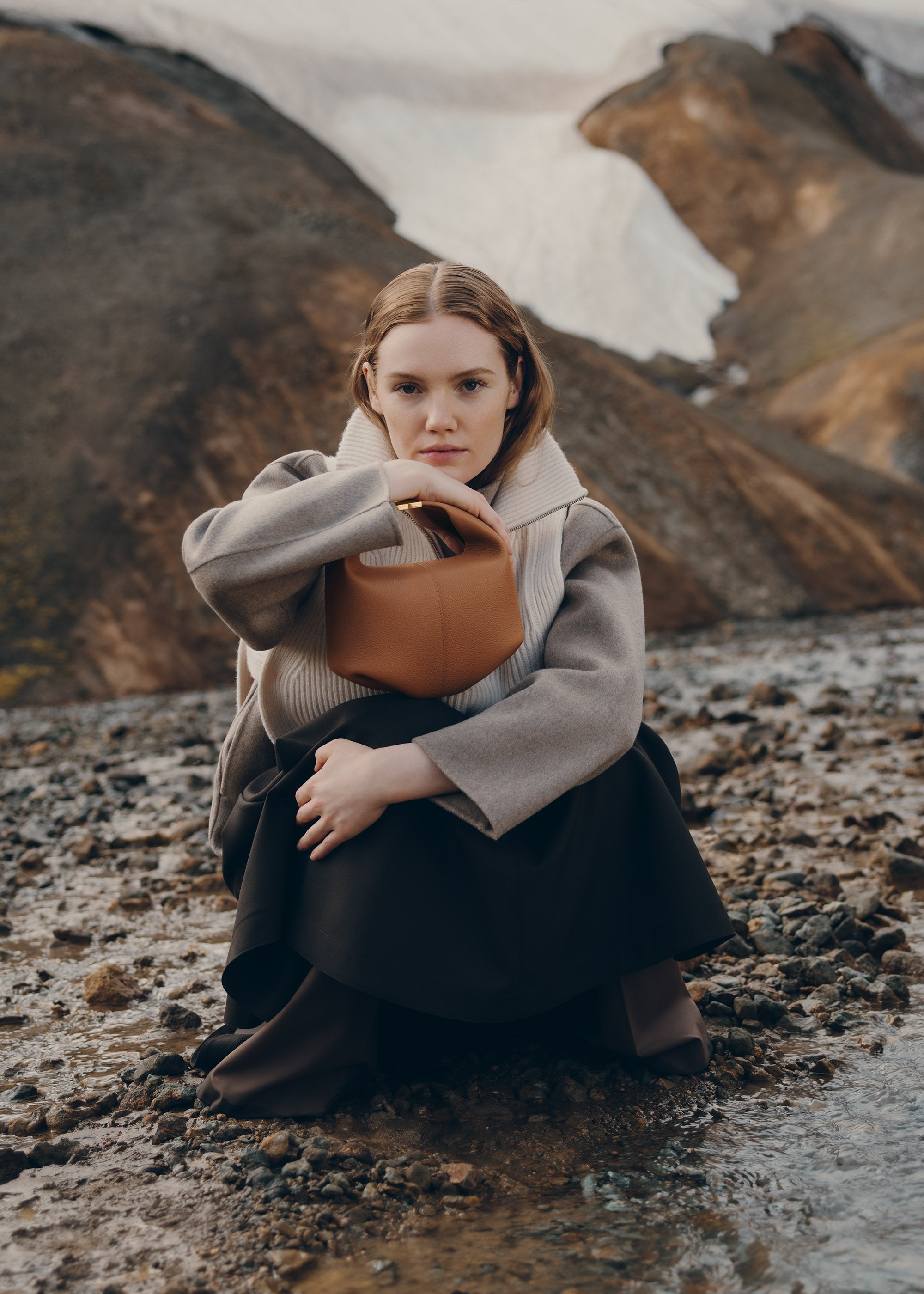 Polene Beri Textured Camel