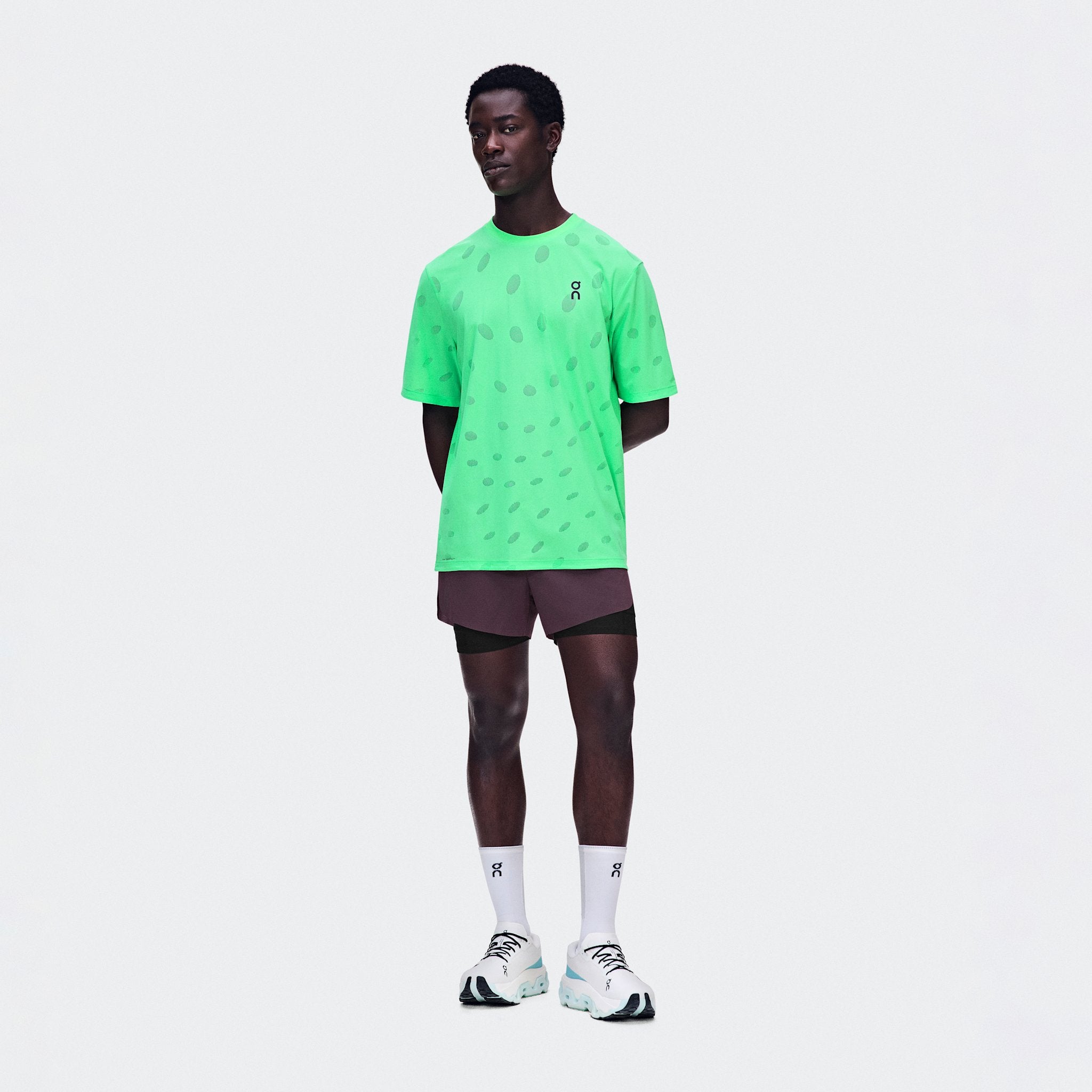 On Zero 2-in-1 Shorts Urchin | Black