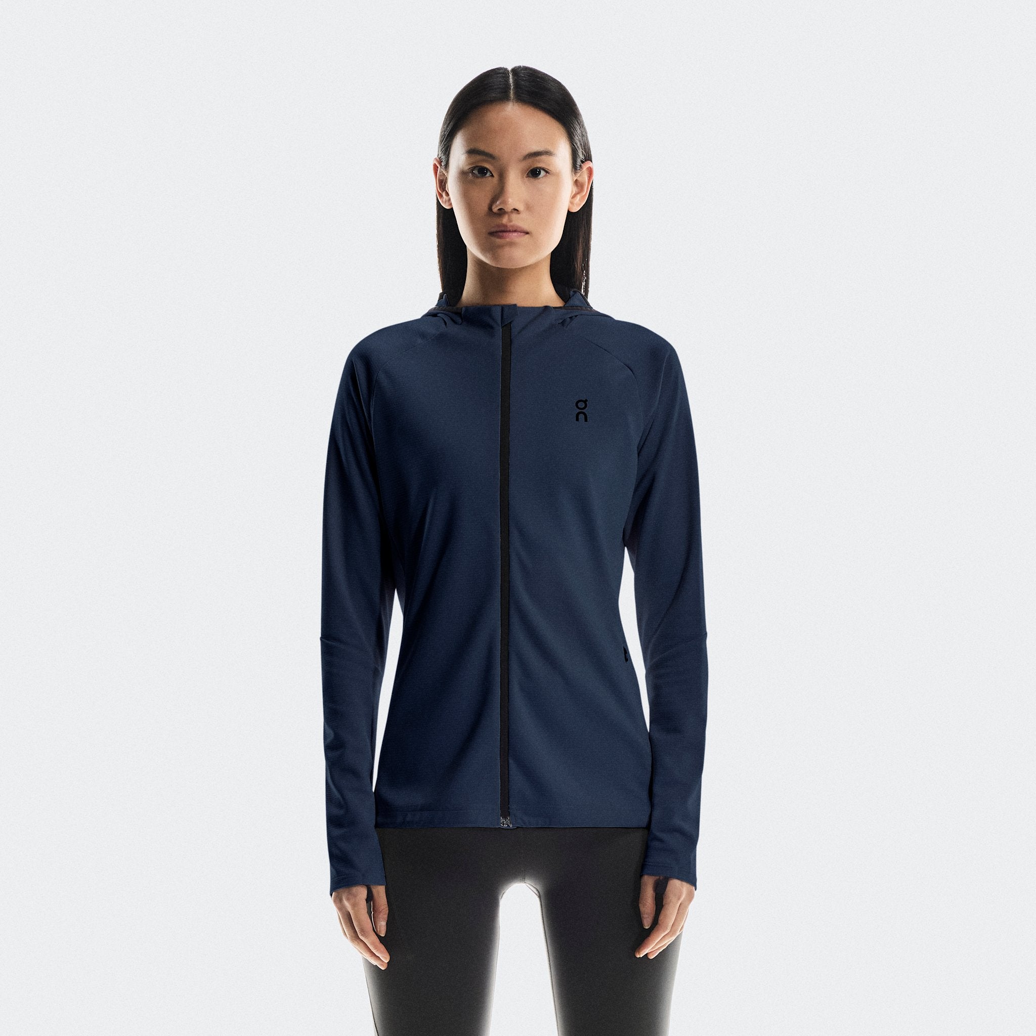 On Climate Zip Hoodie Navy