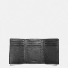Coach Trifold Wallet Black