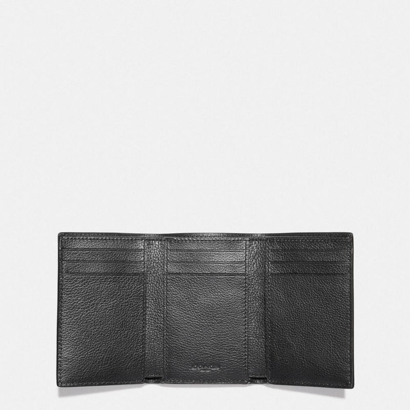Coach Trifold Wallet Black