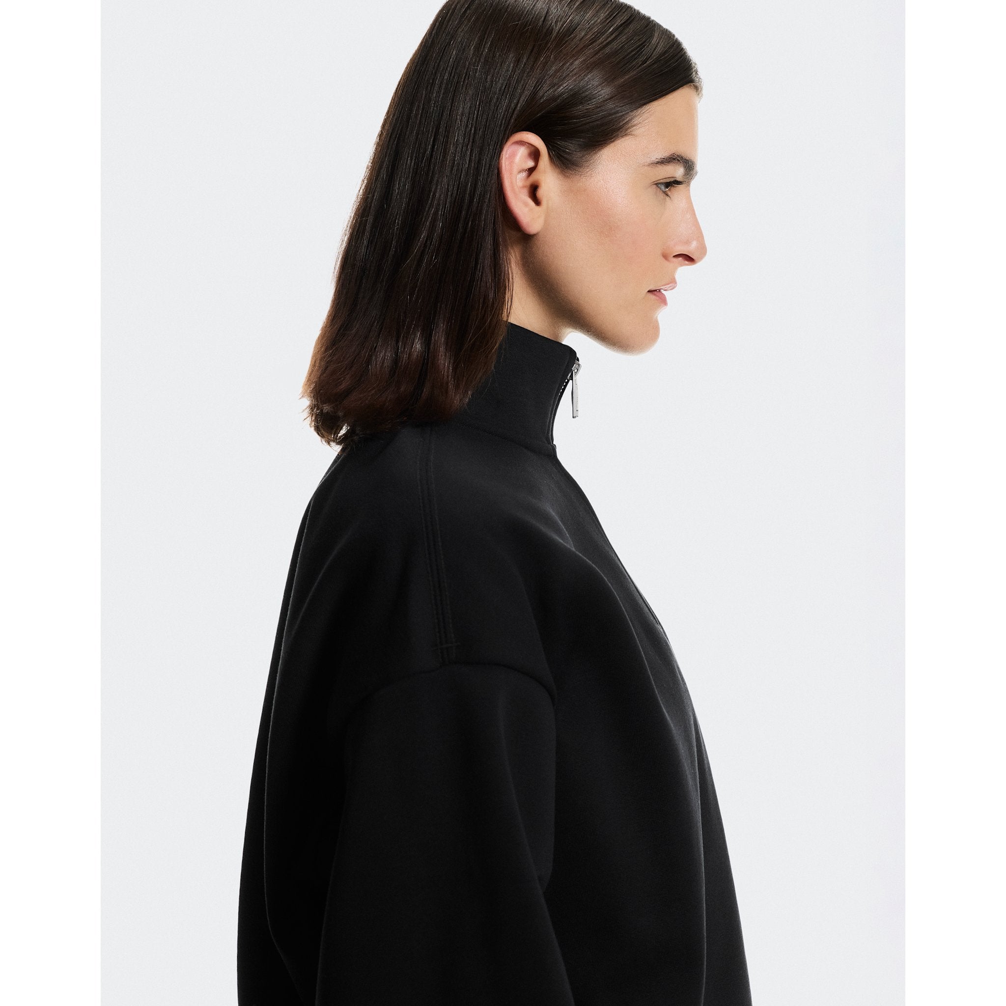 On Club Collective 1/4 Zip Black