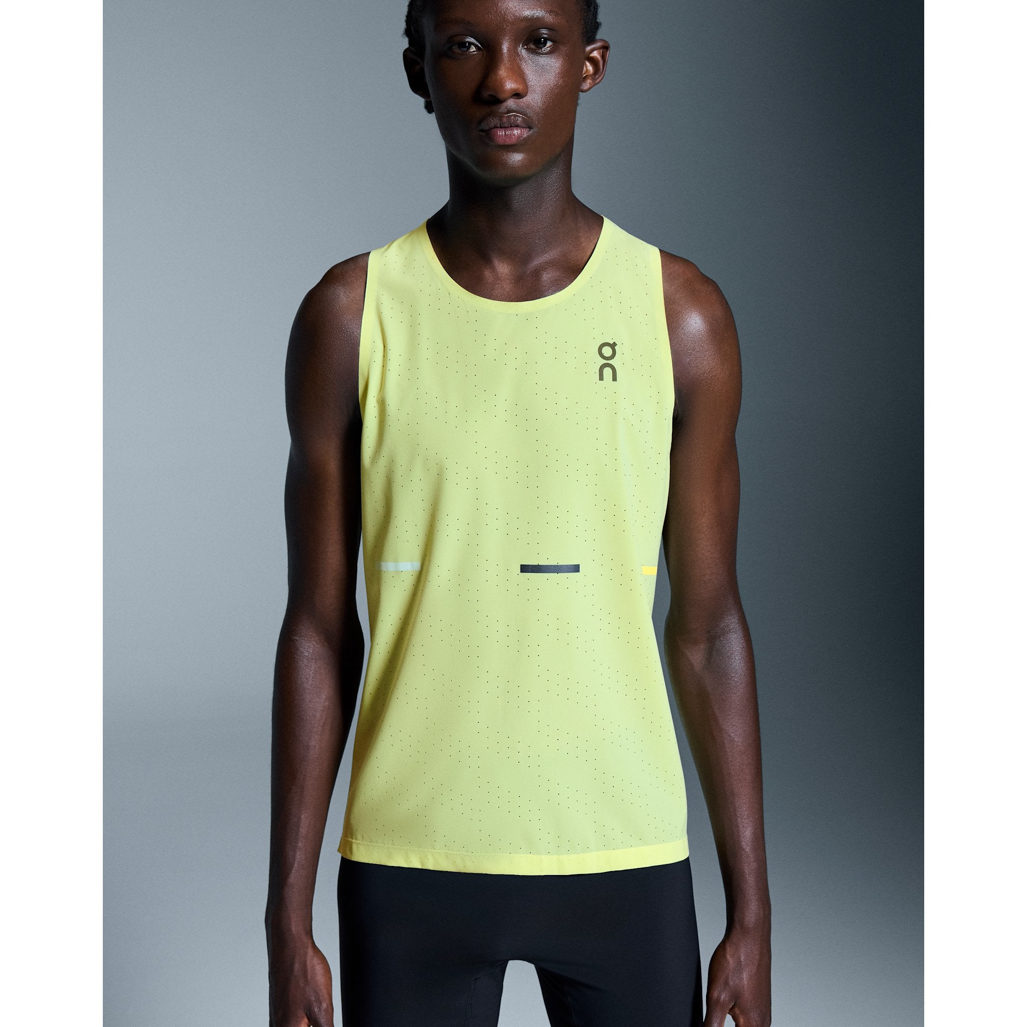 On Race Singlet Limelight