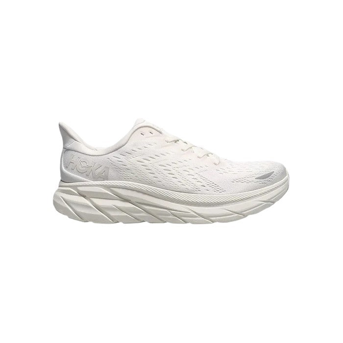 Hoka Clifton 8 2E Wide 'Triple White'