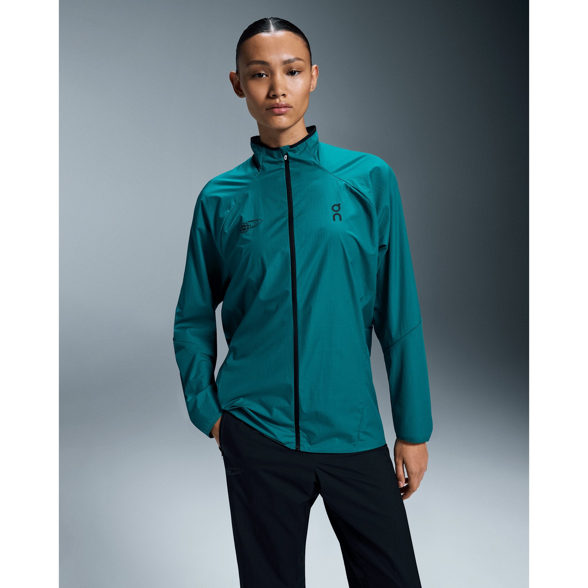 On Track Jacket Beams Evergreen