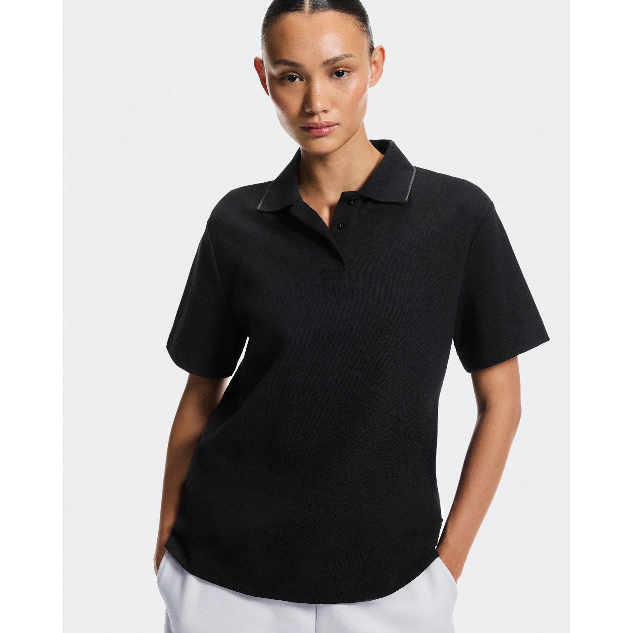 On Courtside Polo Black | Eclipse