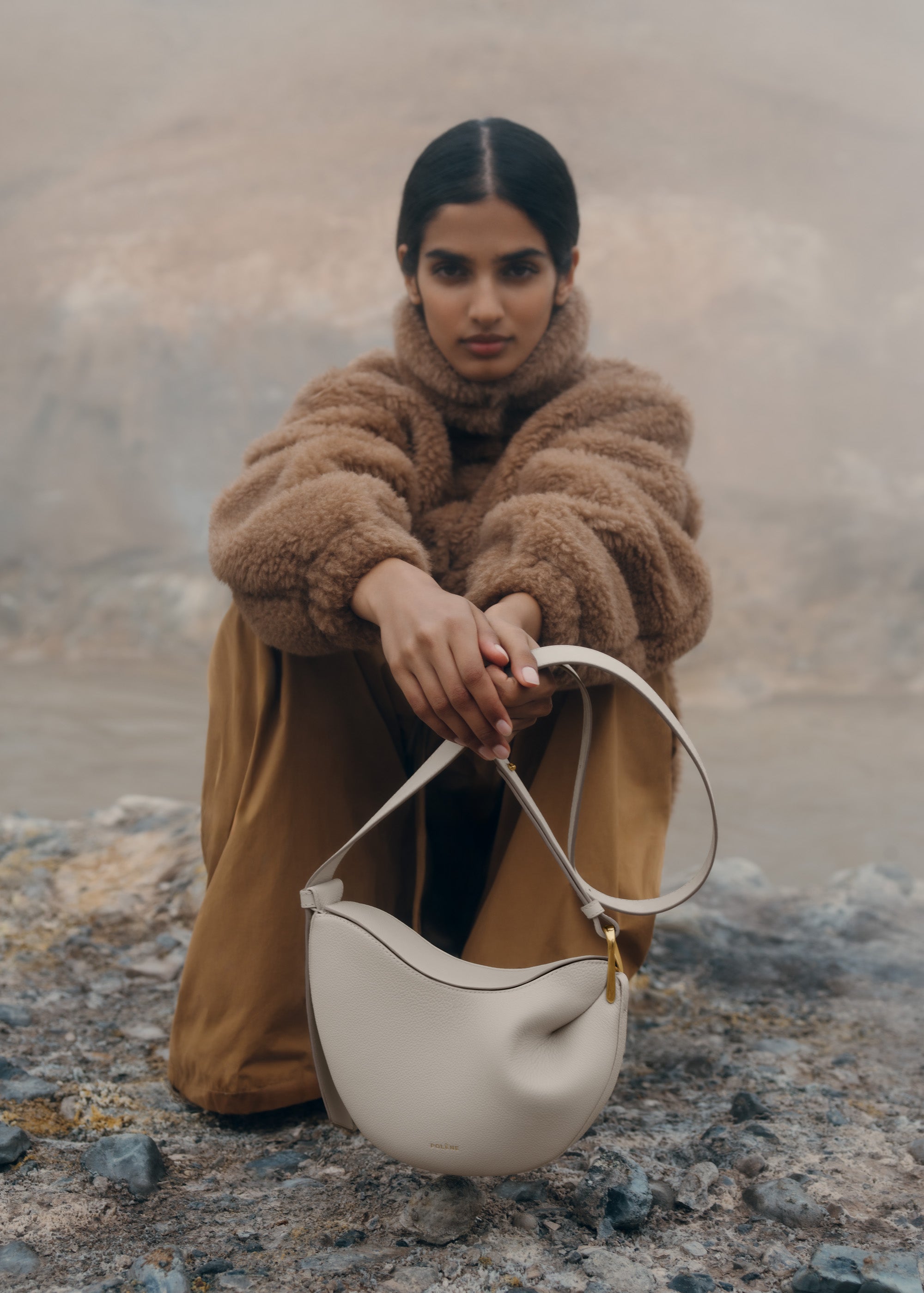 Polene Tonca Textured Chalk