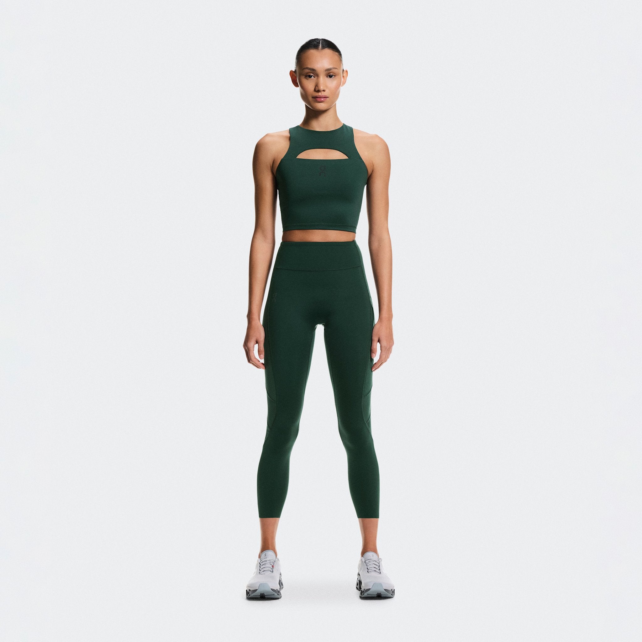 On Train Volt Tights 7/8 Obsidian