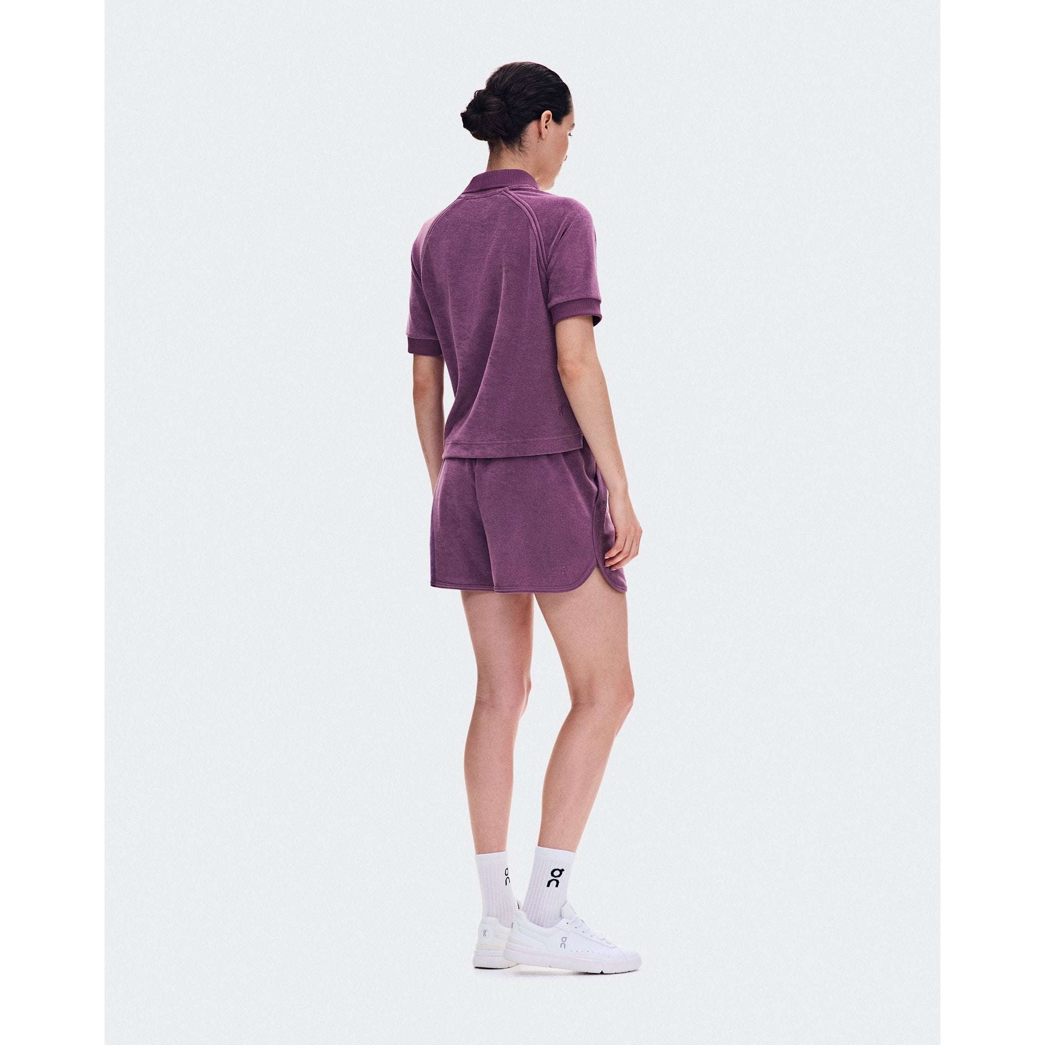 On Courtside Shorts Terry Cassis