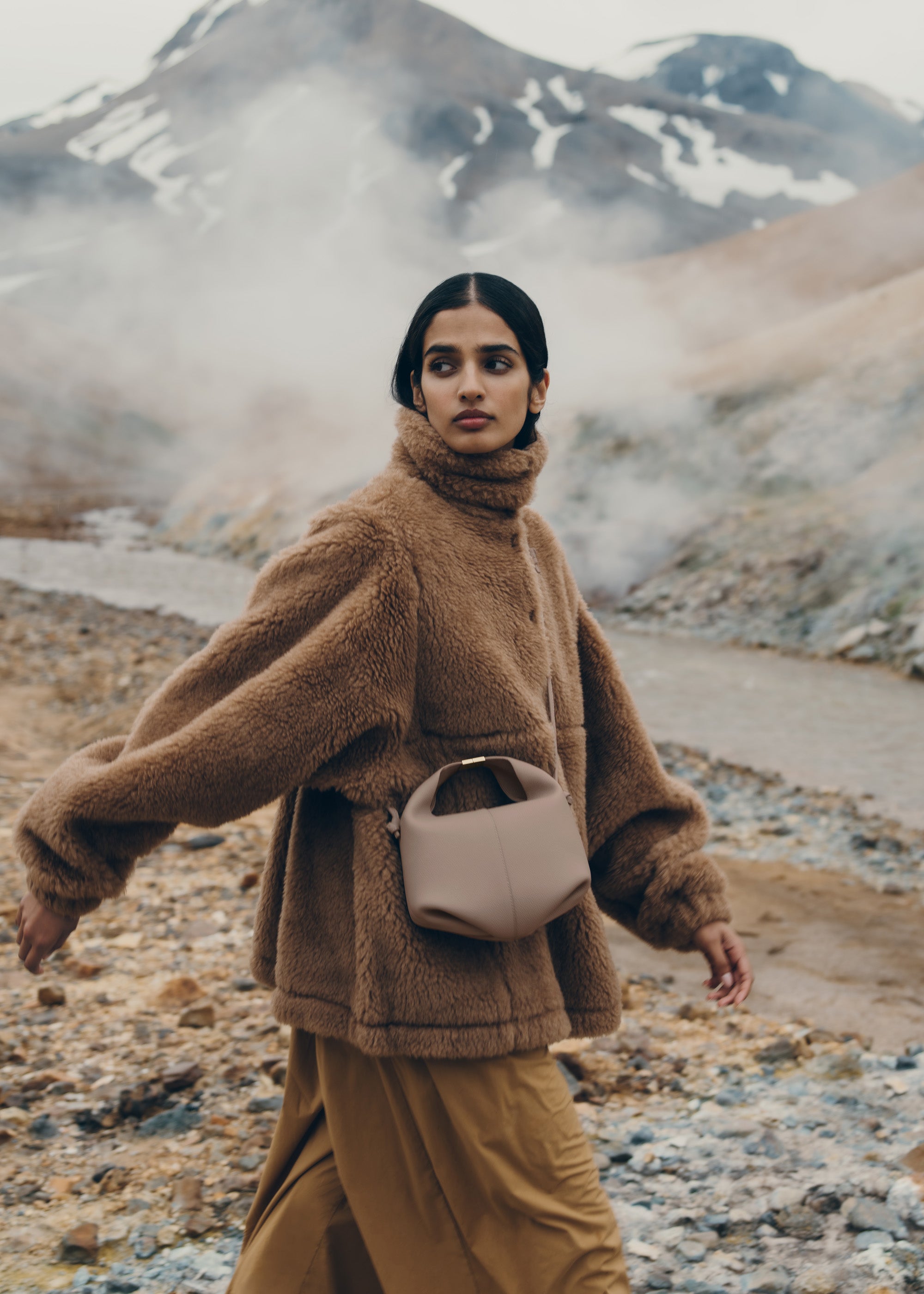 Polene Beri Textured Taupe