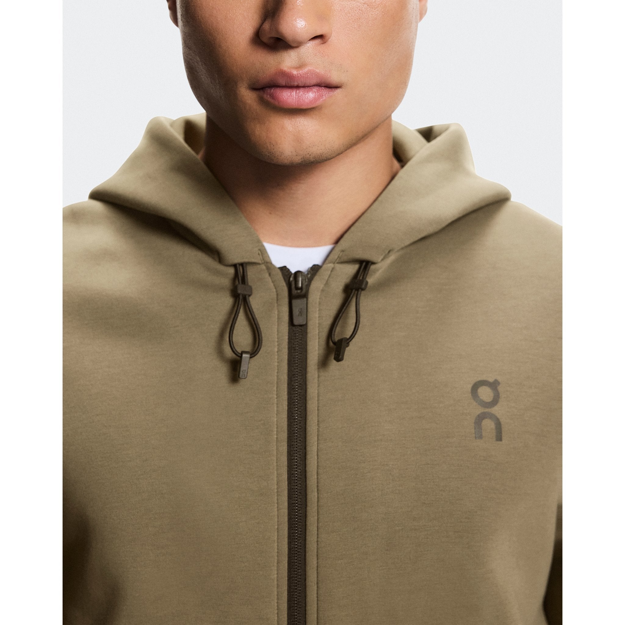 On Focus Tech Zip Hoodie Kalamata