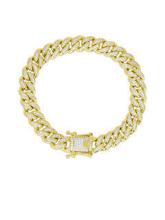 DIAMOND STUDDED CUBAN BRACELET