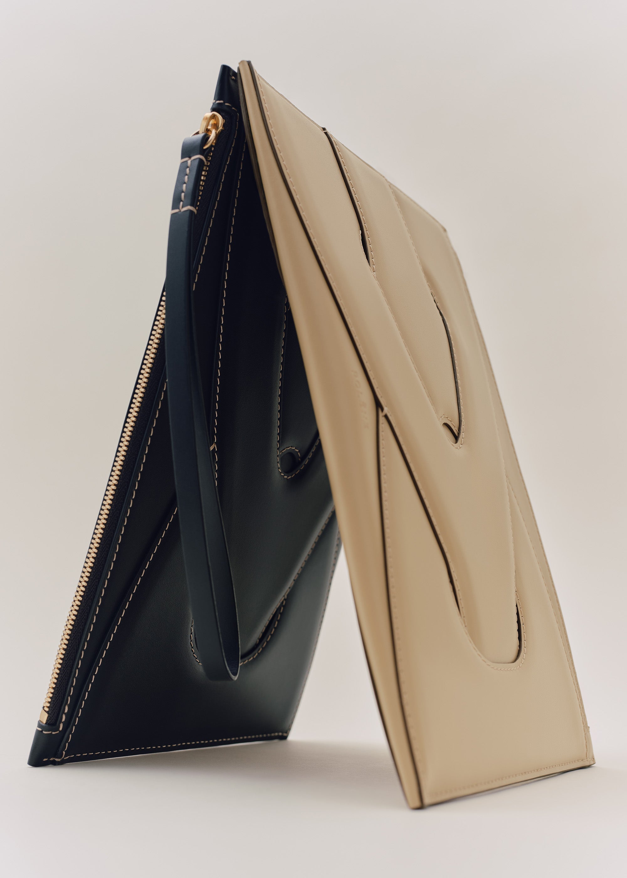 Polene Nodde Pouch - Black