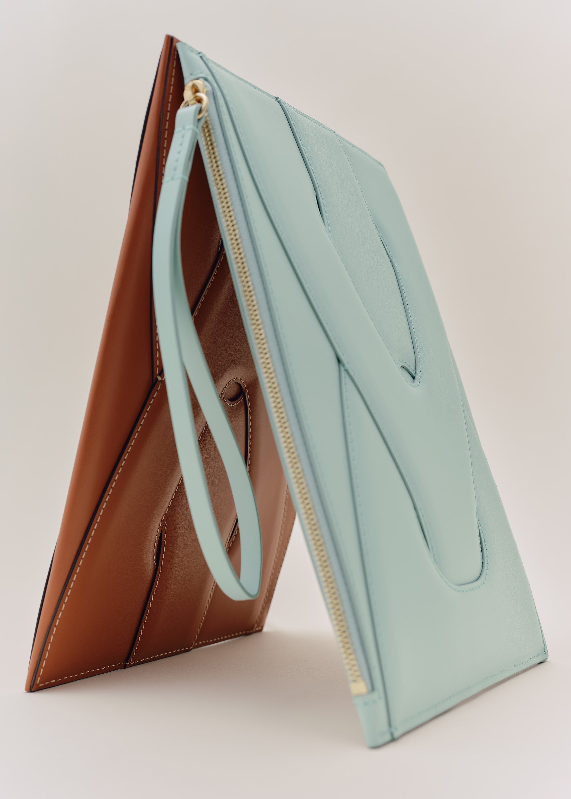 Polene Nodde Pouch Cognac