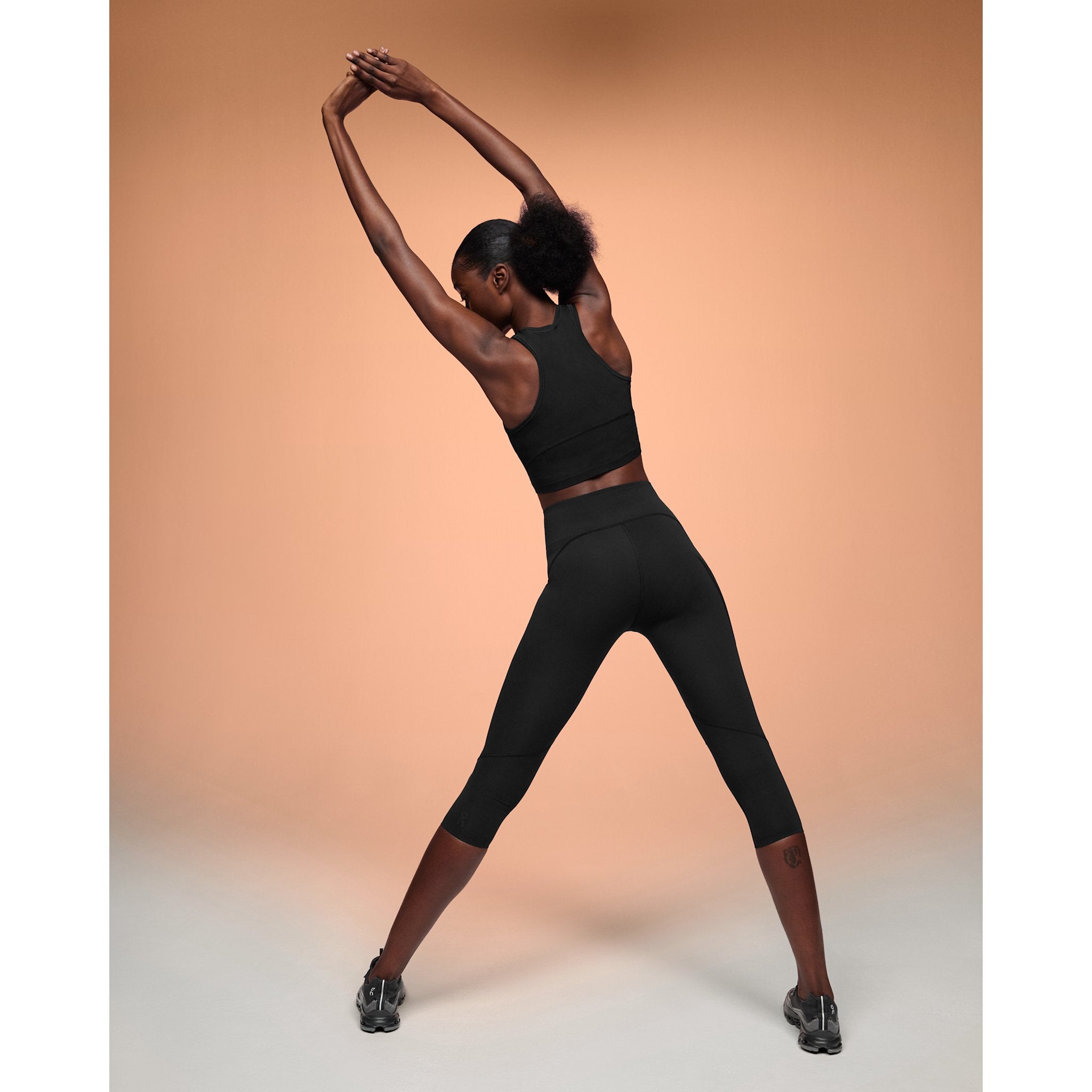On Movement 3/4 Tights Black
