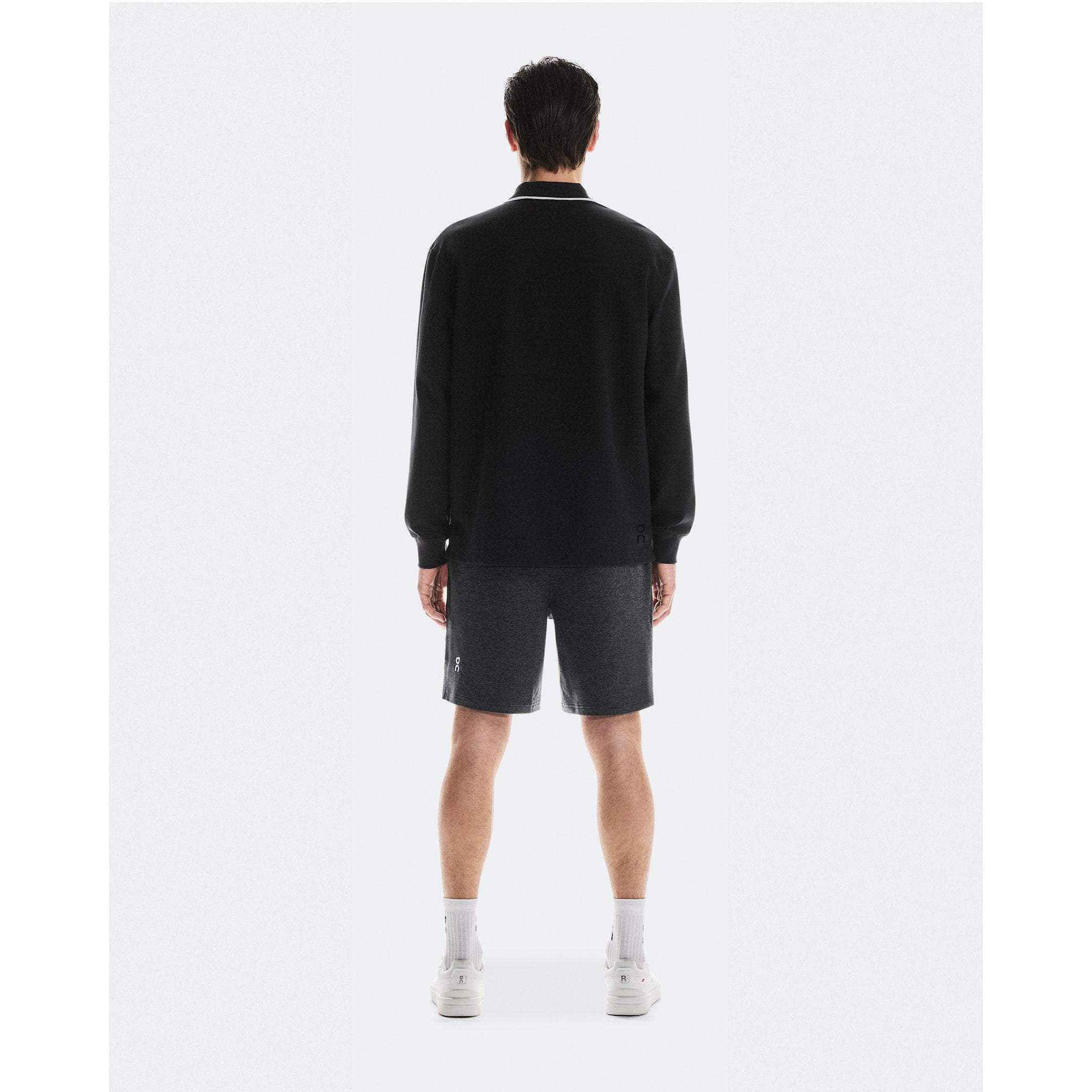 On Courtside Long-T Polo Black