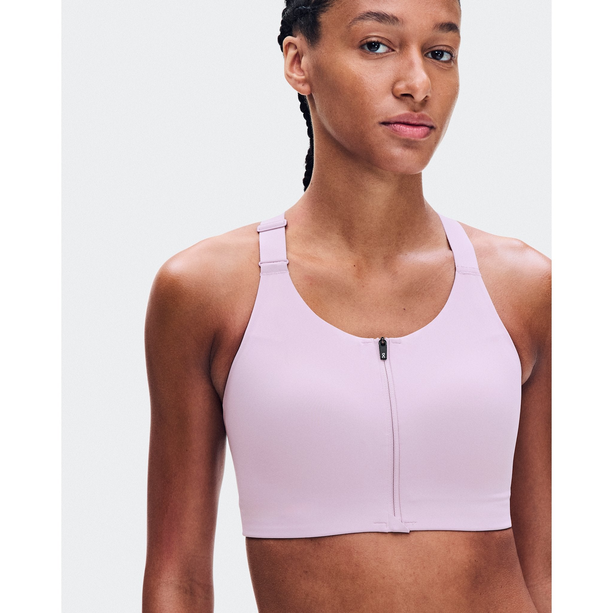 On Endurance Bra Zip Foxglove