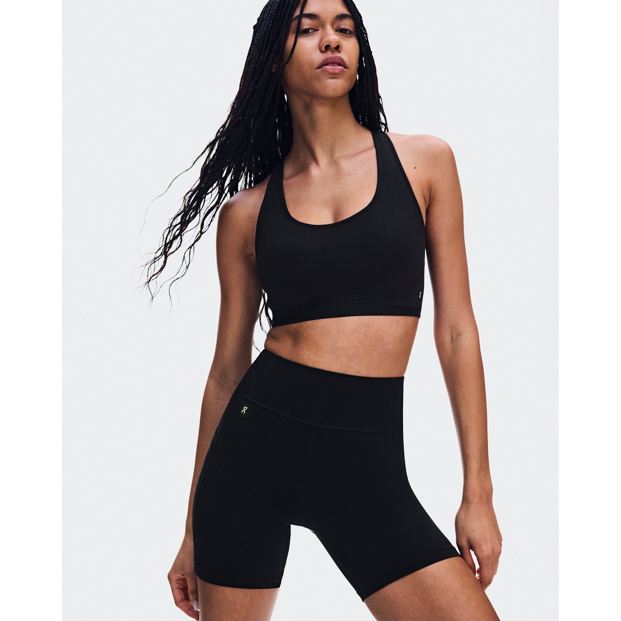 On Train Tights Short 6" Black