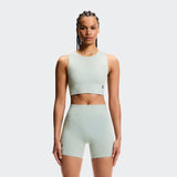 On Studio Knit Crop Mineral Heather