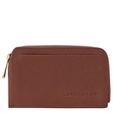 Longchamp Le Foulonné Card holder Coffee
