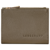Longchamp Le Foulonné Compact wallet Caper