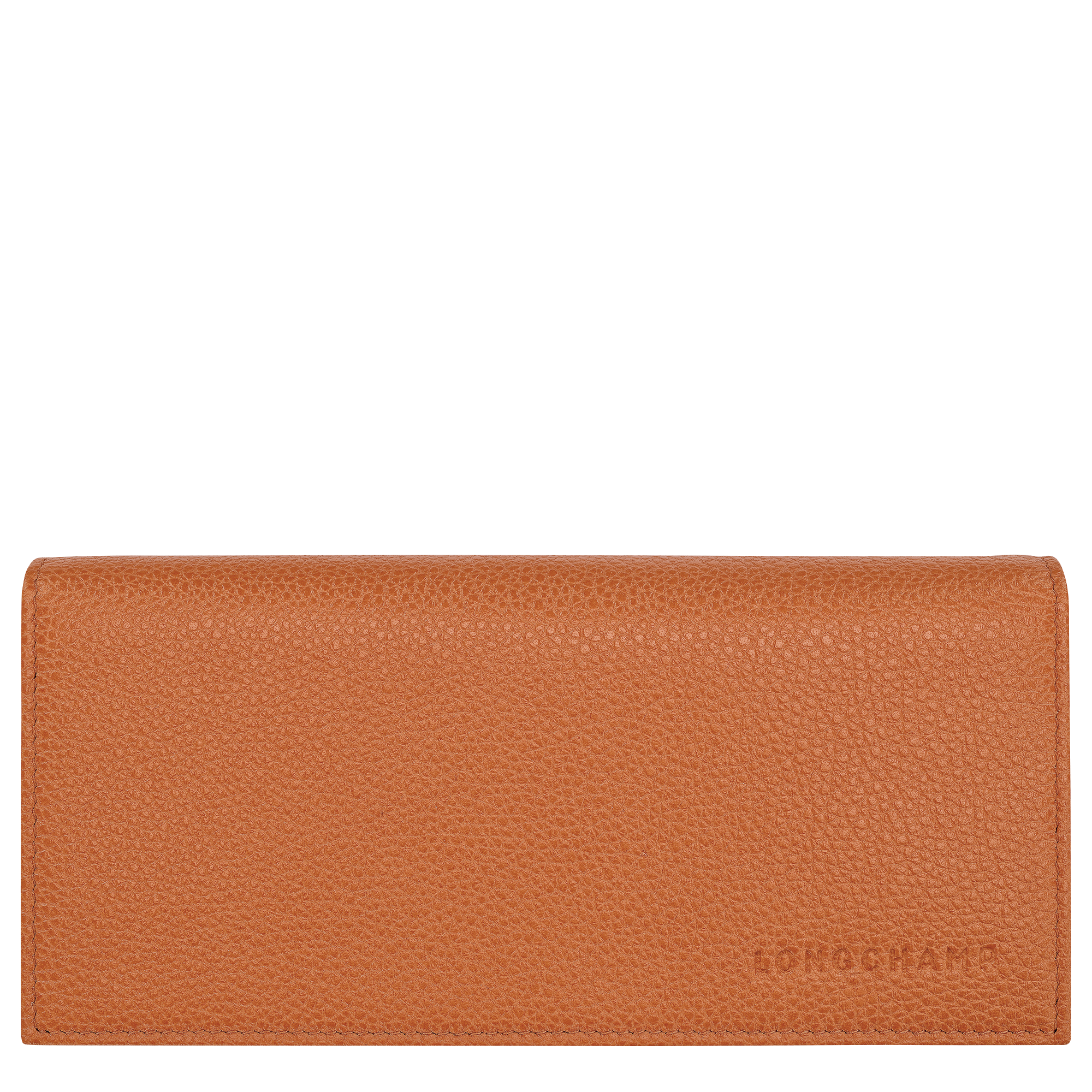 Longchamp Le Foulonné Long continental wallet Amber