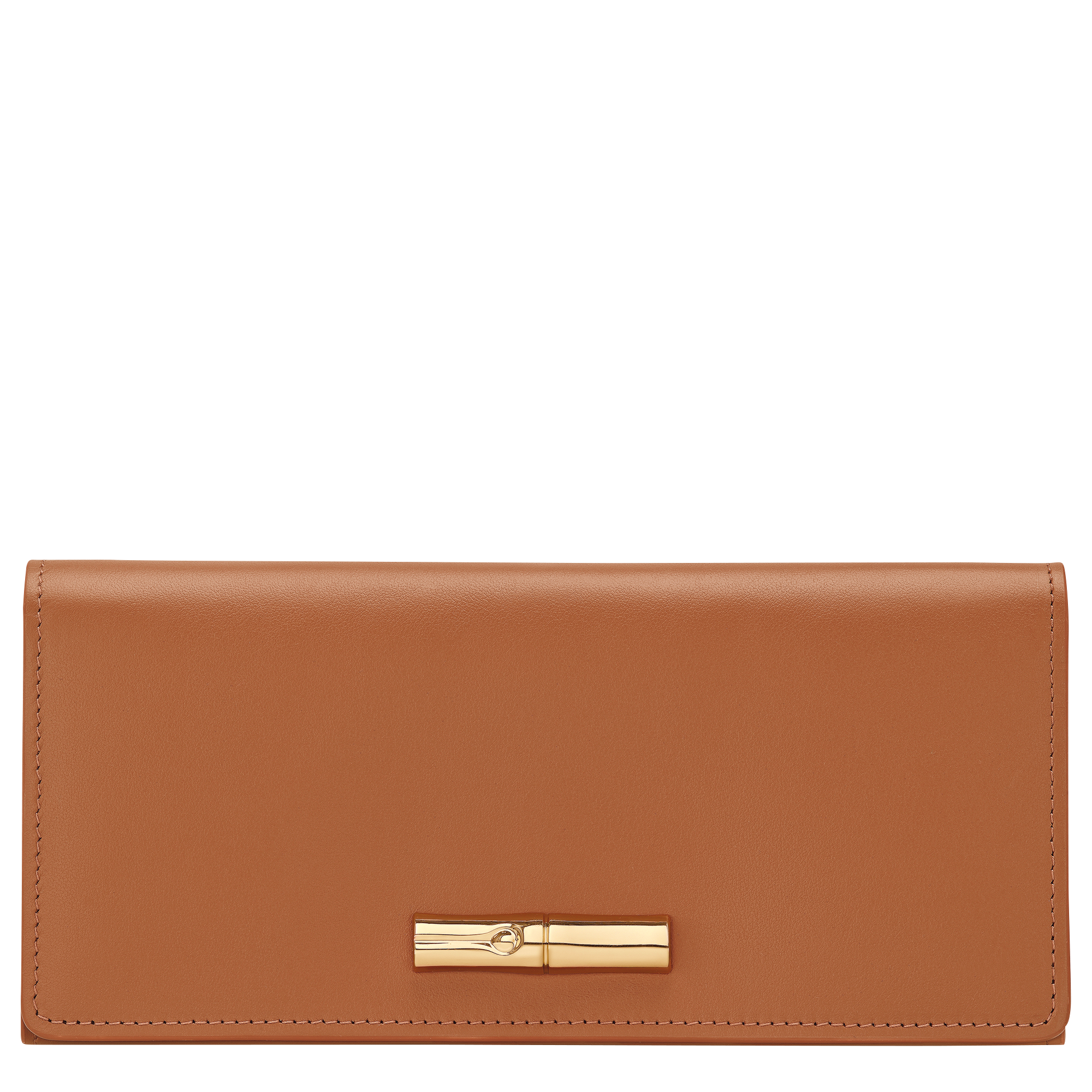 Longchamp Le Roseau Long continental wallet Cashew