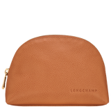 Longchamp Le Foulonné Pouch Amber