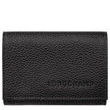 Longchamp Le Foulonné Compact wallet Black