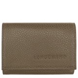 Longchamp Le Foulonné Compact wallet Caper