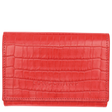 Longchamp Longchamp Pocket Compact wallet Vermilion