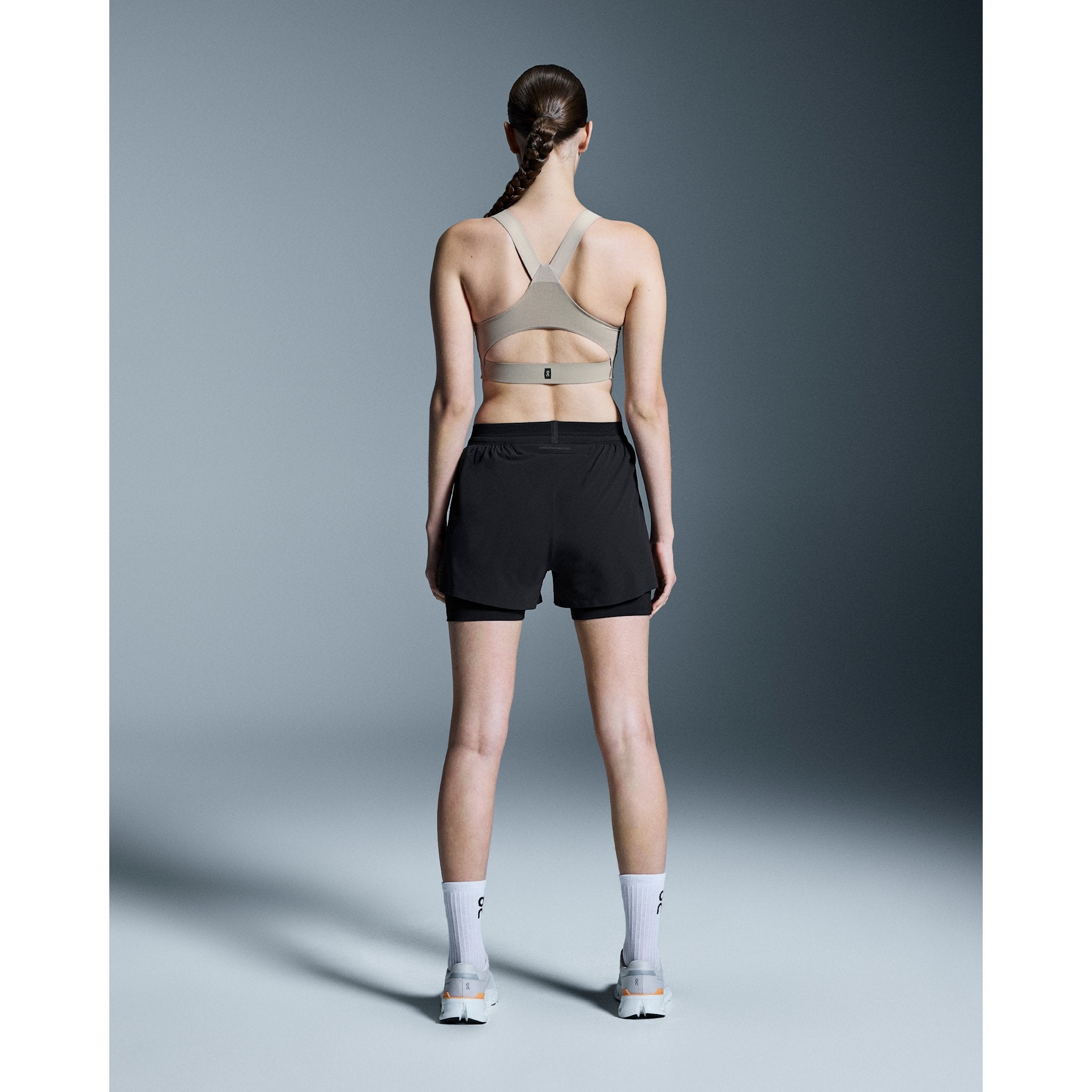 On 3" Performance 2/1 Shorts Black