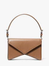 Michael Kors Manhatta Medium Leather Shoulder Bag Caramel