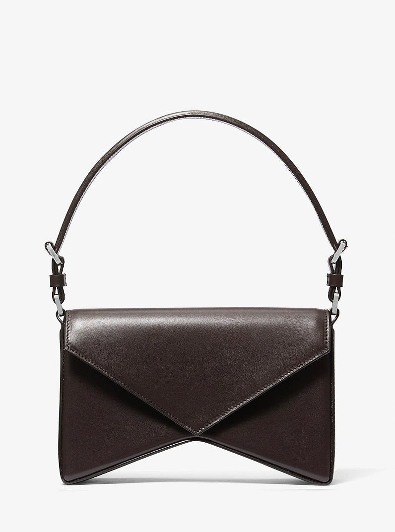 Michael Kors Manhatta Medium Leather Bag Chocolate