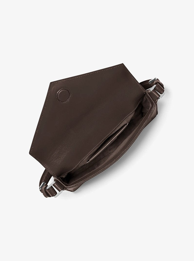 Michael Kors Manhatta Medium Leather Bag Chocolate